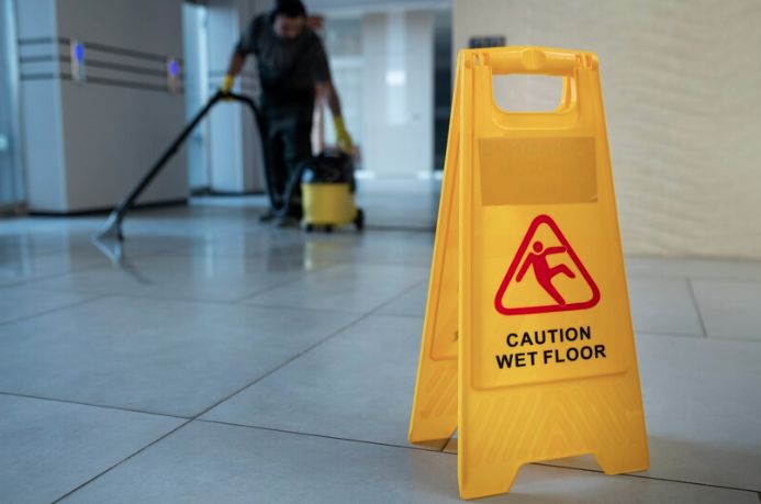 Commercial carpet steam cleaning service in an office in SFV, CA