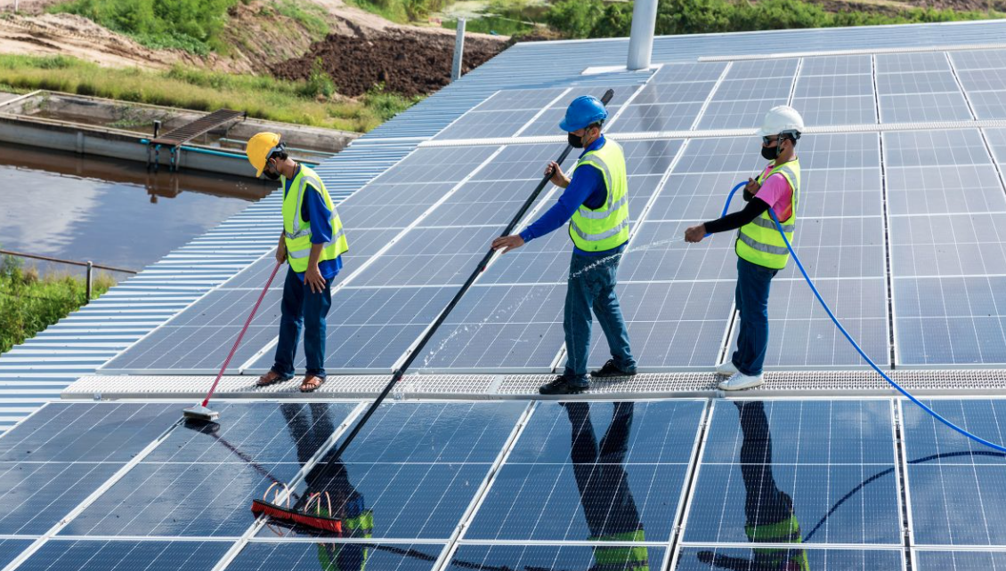 Professional Solar Panel Cleaning in SFV